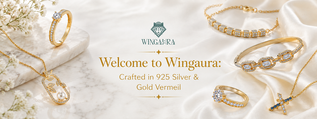Welcome to Wingaura: Crafted in 925 Silver & Gold Vermeil