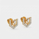 Art Deco Marquise & Chevron Diamond Earrings