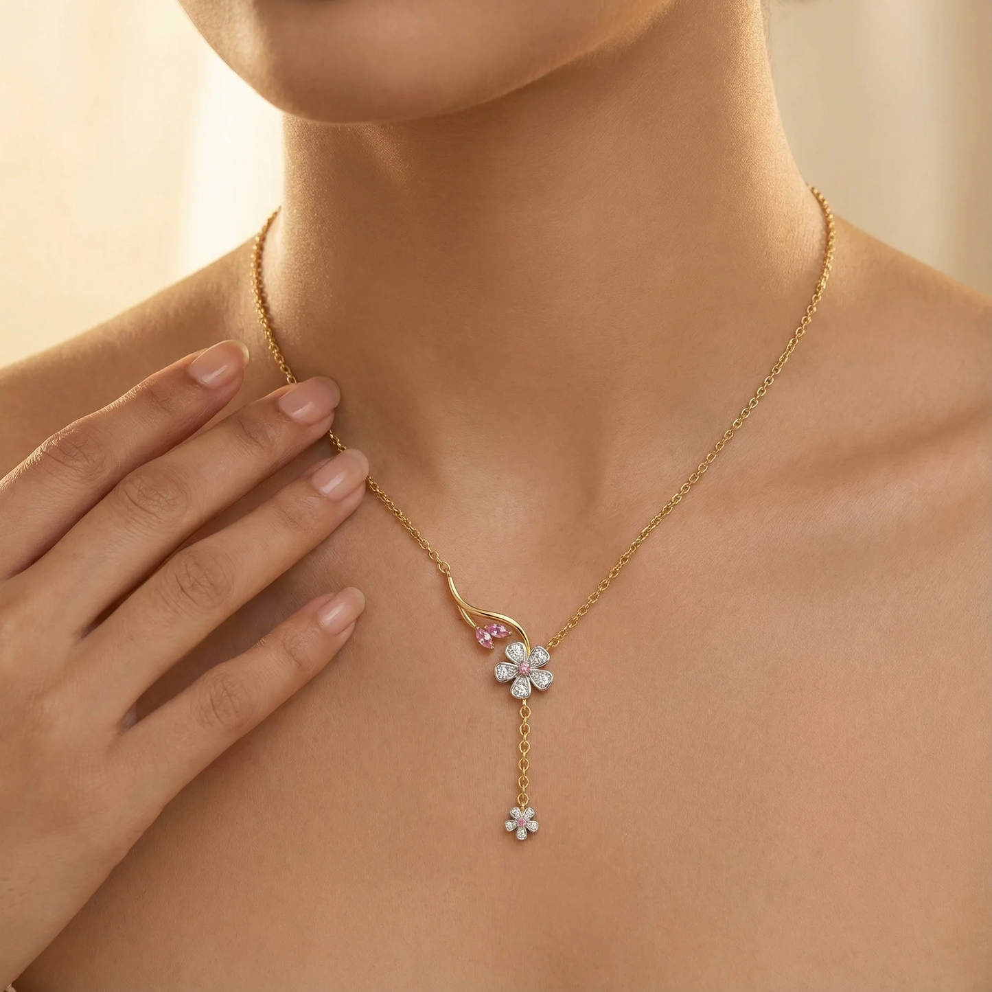 Aurora - Ruby Statement Necklace