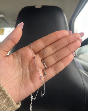 Aurora - Ruby Statement Ketting